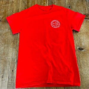 Puppie Love Kansas City Chiefs Tee Red Graphic Football Dog T-Shirt Small